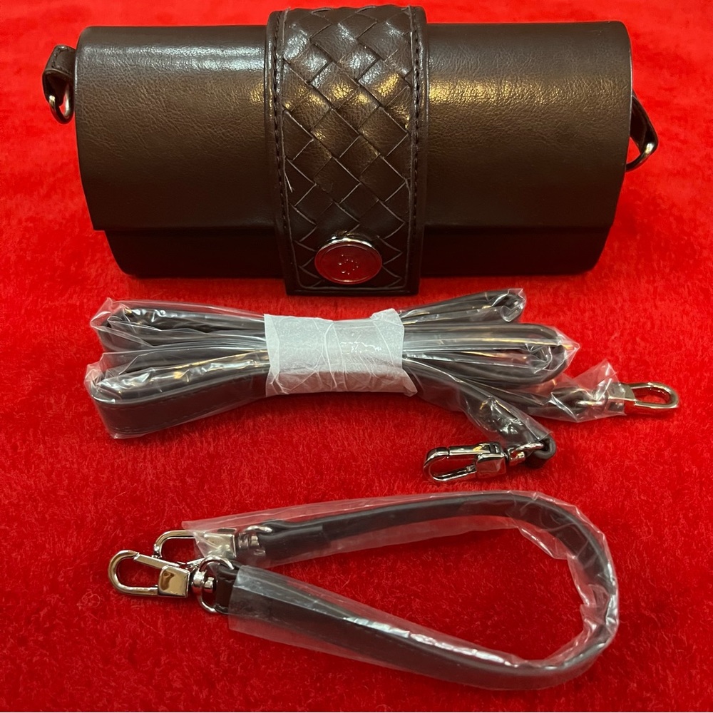 JM Collection Small Multi Purpose Brown Crossbody/Clutch Bag New Never Used - Picture 1 of 6